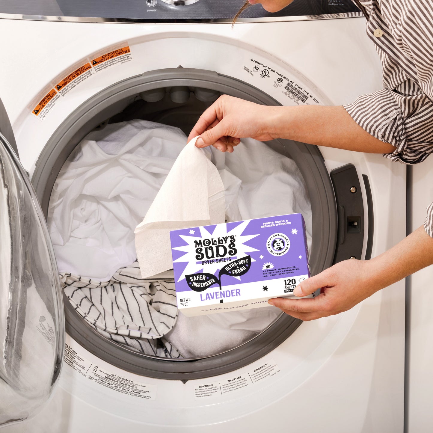 Plant-Based Fabric Softener Dryer Sheets